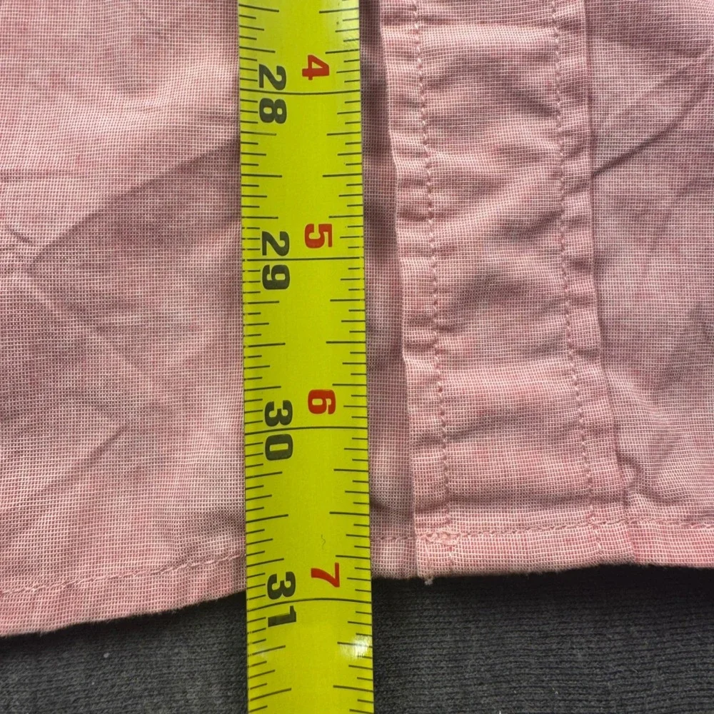 Banana Republic Custom 078 Wash Shirt Mens XL Camden Fit Pink Cotton Button Down